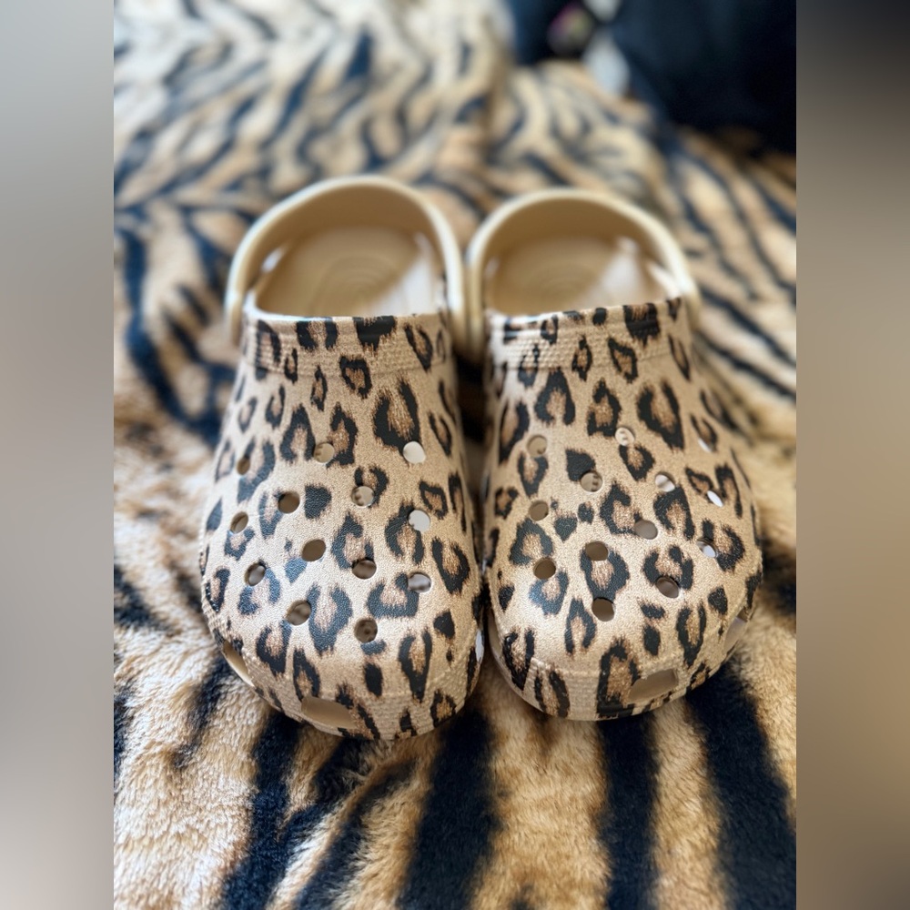 CROCS Women Shoes in Leopard Print